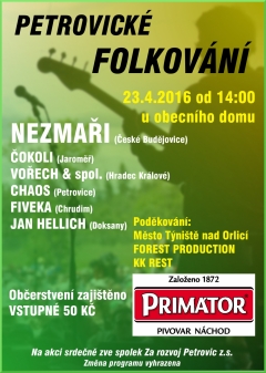  Petrovické folkování 2016